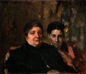 Maria and Her Grandmother by Joaquin Sorolla