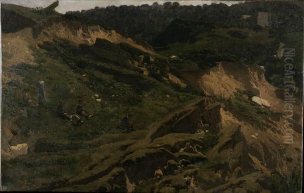 Landscape Study (Mountainside) - view 1