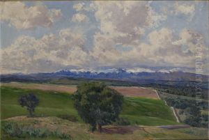 View of the Guadarrama Mountains by Aureliano Beruete