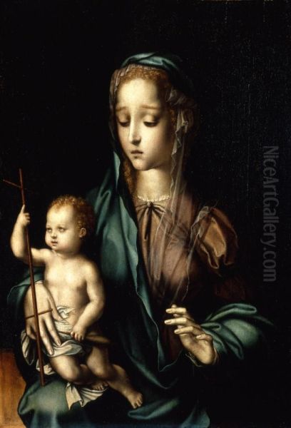 Virgin with the Yarn Winder - view 1
