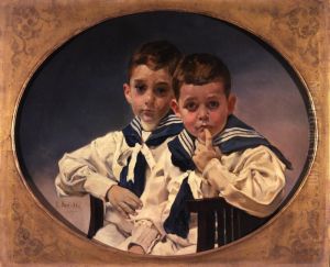 The Young Counts of Lerida by Joaquin Sorolla