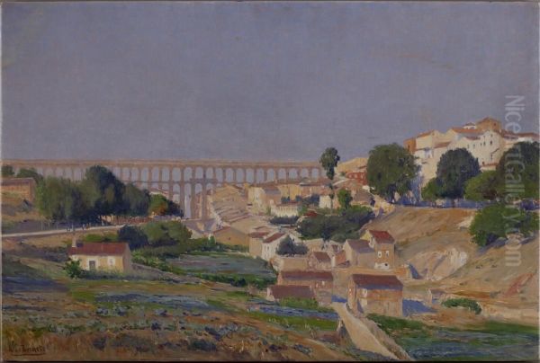Segovia from the Boceguillas Road - view 1