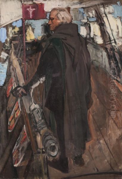 Columbus Leaving Palos (From Behind, with Falconet) - view 1