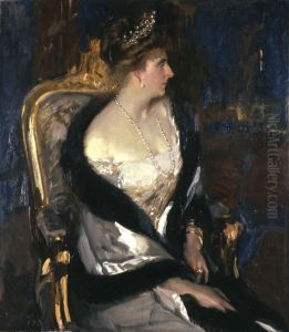 Victoria Eugenia, Queen of Spain by Joaquin Sorolla