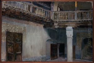 House of El Greco, Toledo by Joaquin Sorolla