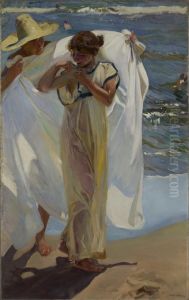 After the Bath by Joaquin Sorolla