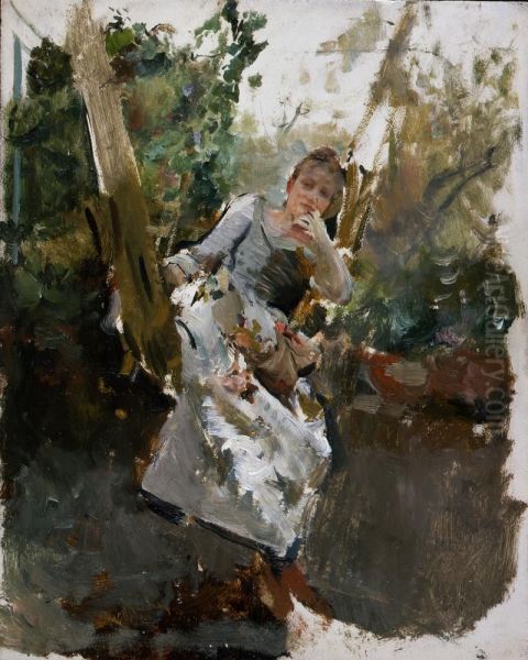 Sketch (Woman on a Swing) - view 1