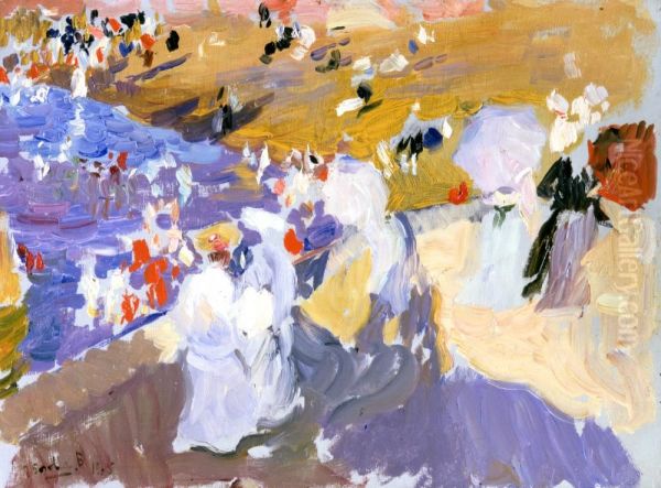The Beach, Biarritz (Ladies Walking) - view 1