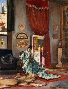 Lady in a Fancy Interior Lady in a Fancy Interior