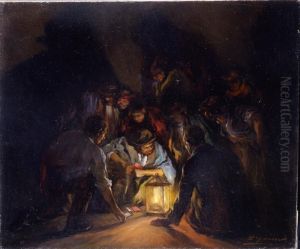 The Card Players by Lluis Graner