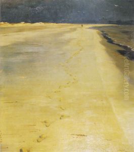 From Skagen Sonderstrand. by Peder Severin Kroyer