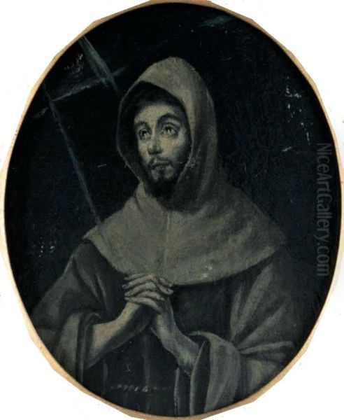 St. Francis in meditation - view 1
