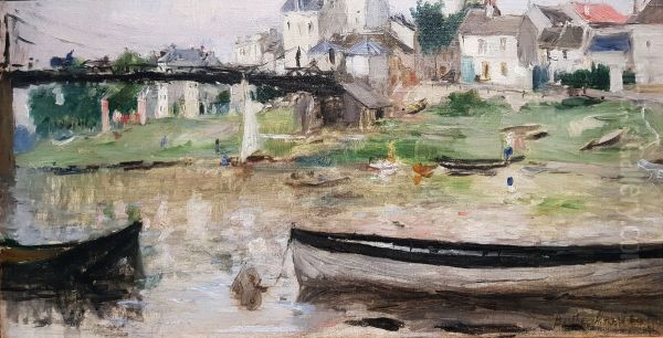 Boats on the River Seine - view 1