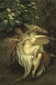 Leda with the Swan by Bertalan Szekely