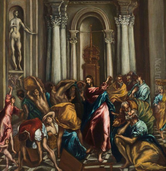 Christ Driving the Money Changers from the Temple - view 1