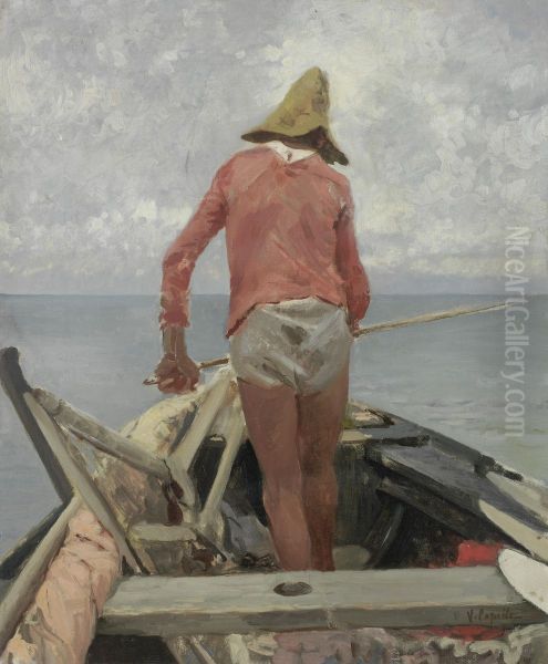 Study of a fisherman. - view 1