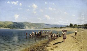 Fishing on theDnieper