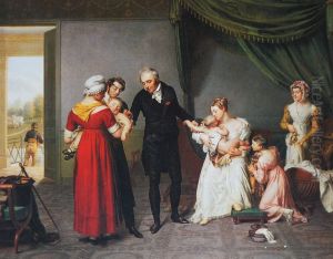Le medecin Jean Louis Alibert (1768-1837) procedant a unevaccinationanti-variolique by Constant-Joseph Desbordes
