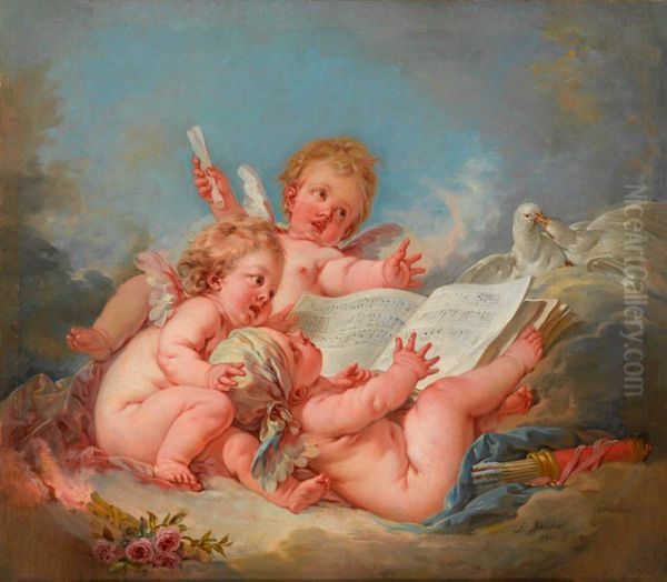 Allegory of Music by Francois Boucher