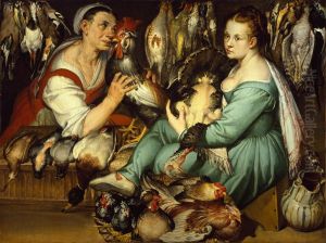 Poultry dealer by Bartolomeo Passarotti