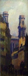 Saint-sulpice Vue Du Carrefour De La Croix Rouge by Boleslaw Buyko