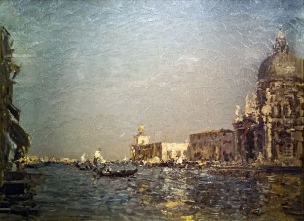 The Grand Canal with the Chiesa della Salute - view 1