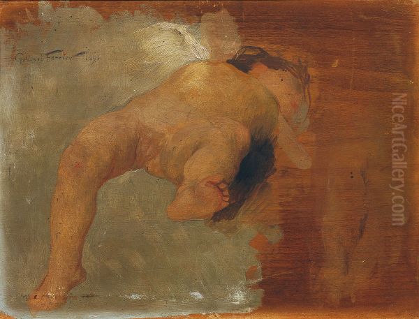 Liegender Putto - view 1