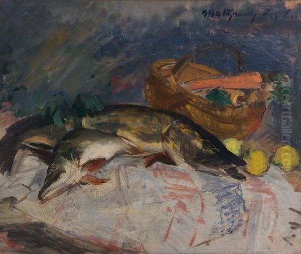 Stillleben mit Fischen - view 1