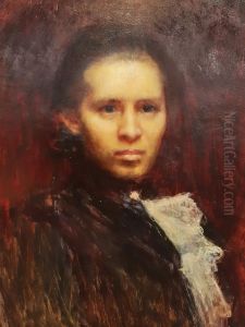 Portrait of Lesya Ukrainka by Ivan Trush