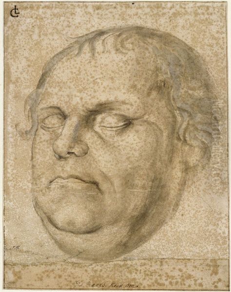 Portrait Sketch of the Dead Martin Luther - view 1