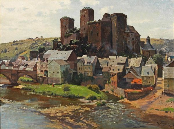 View of Runkel on the Lahn - view 1