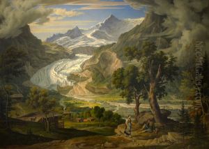 Grindelwald Glacier in the Alps