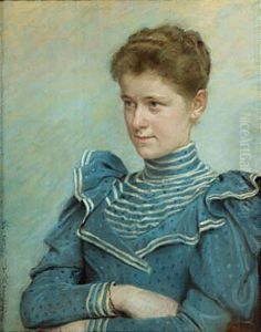 Portrait of af Julie Reinhard, nee Vett. Portrait of af Julie Reinhard, nee Vett.