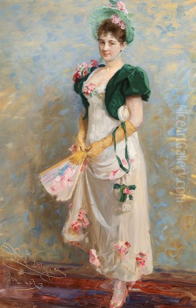 Actress at the Royal Danish Theatre Emma Thomsen in costume. - view 1