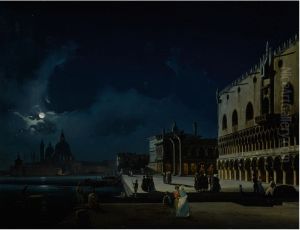 Venice, View of the Molo looking West towards La Salute Venice, View of the Molo looking West towards La Salute