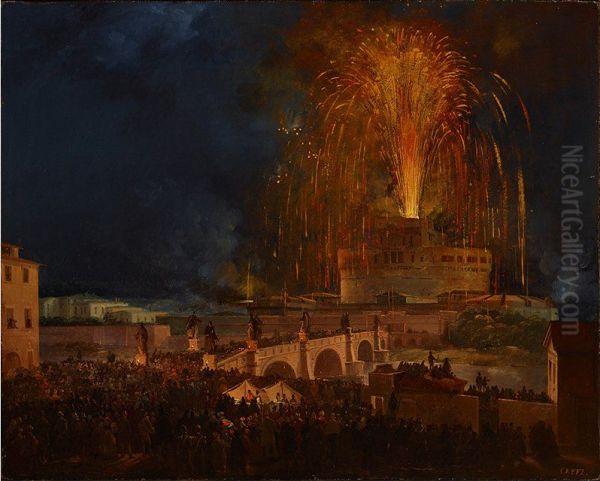 La Girandola, Rome - view 1