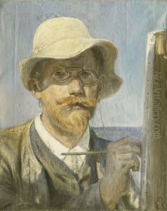 Self-portrait by Peder Severin Kroyer