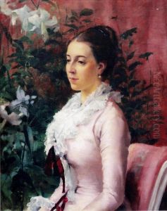 Portrait of Sophie Manzey by Albert Edelfelt
