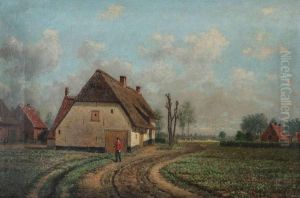 Boerderijen Met Boer Opwegeltje Boerderijen Met Boer Opwegeltje