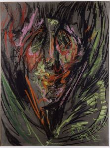 Portret kobiety by Stanislaw Ignacy Witkiewicz (Witkacy)