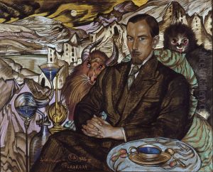 Stanislaw Ignacy Witkiewicz - Portrait of Wlodzimierz Nawrocki by Stanislaw Ignacy Witkiewicz (Witkacy)