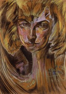 Portrait of Malgorzata Wanda Zukotynska. Sphinx