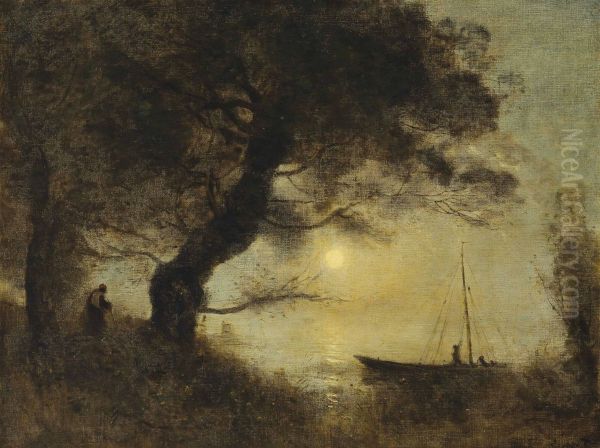 Le bateau au claire de lune - view 1