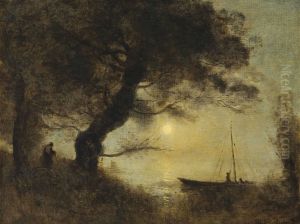 Le bateau au claire de lune