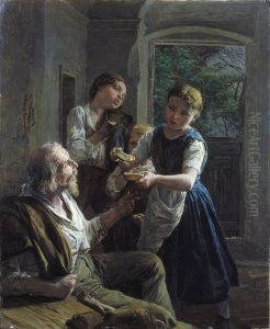 Beggar by Ferdinand Georg Waldmuller