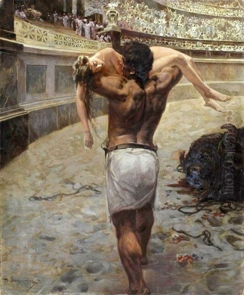Ursus Saves Ligia (from Quo Vadis) - view 1