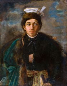 Self-portrait in Polish nobleman's dress