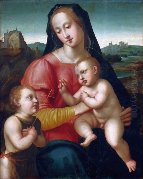 Virgin and Child with Saint John the Baptist. - view 1