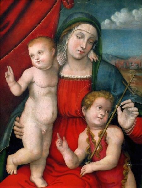 Virgin and Child with Saint John the Baptist. - view 1