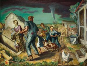 Tornado Over Kansas by John Steuart Curry